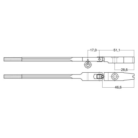 Trzonki fortepianowe` grab` Yamaha starego typu` rolki Ø 10 mm