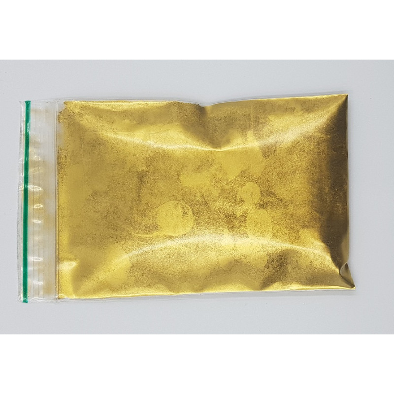 Pigment metaliczny - złoto zielone` 100 g