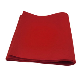 Filc ozdobny czerwony` gr. 1 x 1800 mm